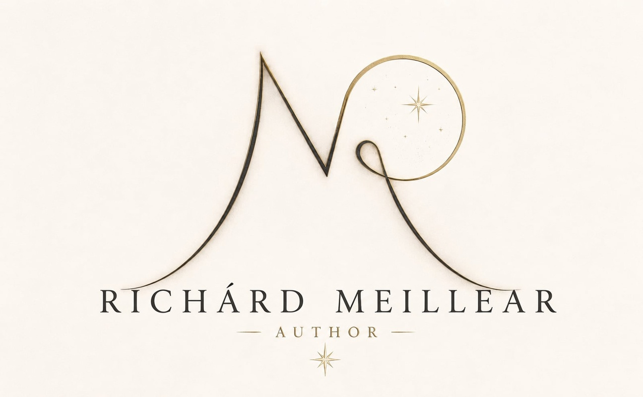 author banner cover blue